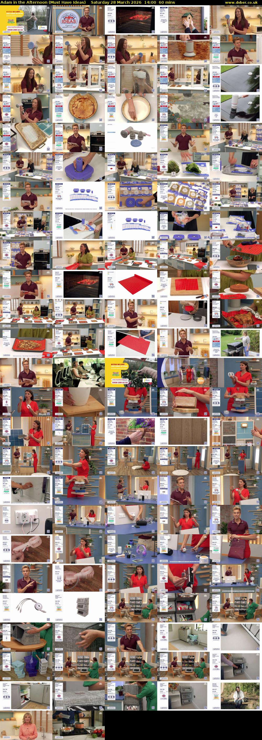 Adam in the Afternoon (Must Have Ideas) Saturday 28 March 2026 14:00 - 15:00