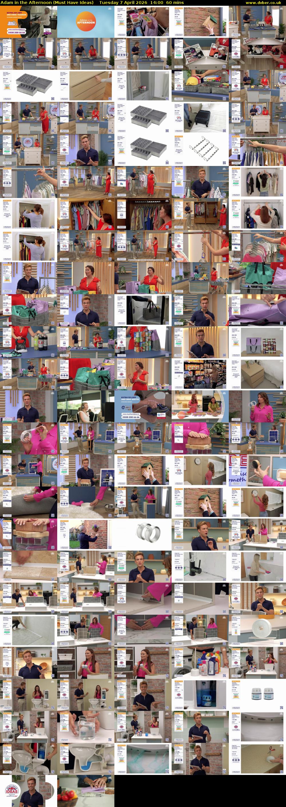 Adam in the Afternoon (Must Have Ideas) Tuesday 7 April 2026 14:00 - 15:00