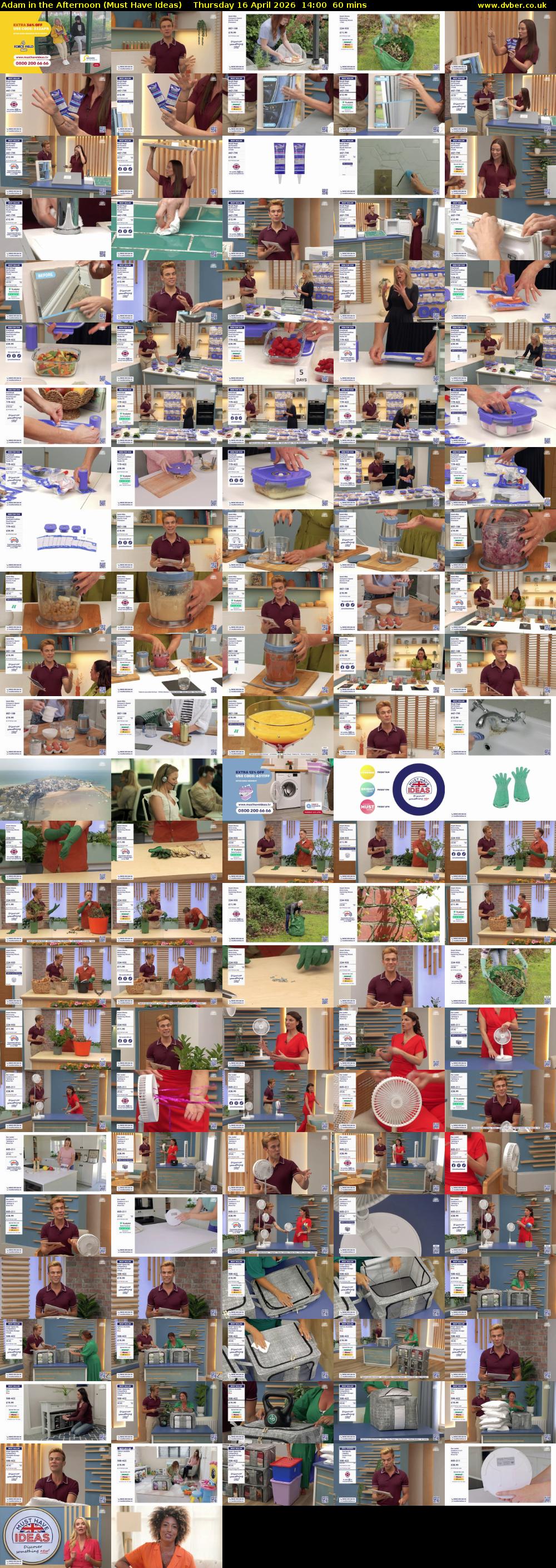 Adam in the Afternoon (Must Have Ideas) Thursday 16 April 2026 14:00 - 15:00