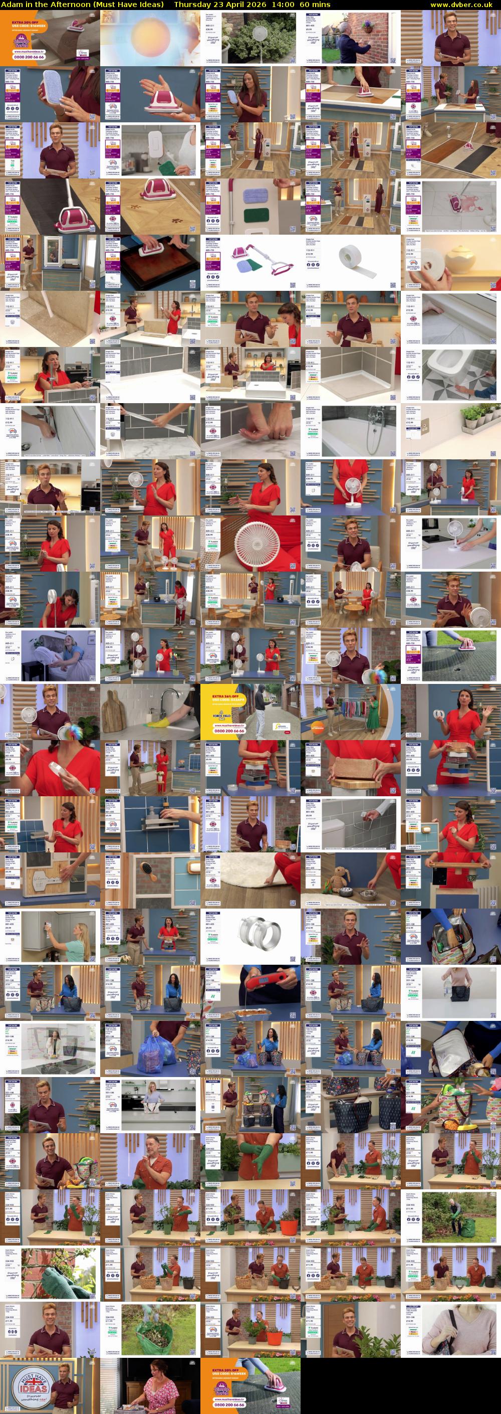 Adam in the Afternoon (Must Have Ideas) Thursday 23 April 2026 14:00 - 15:00