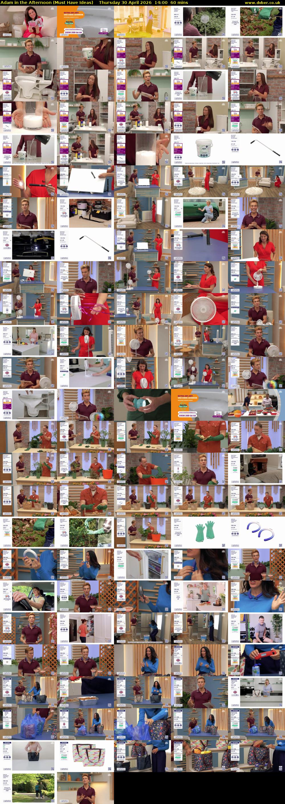 Adam in the Afternoon (Must Have Ideas) Thursday 30 April 2026 14:00 - 15:00