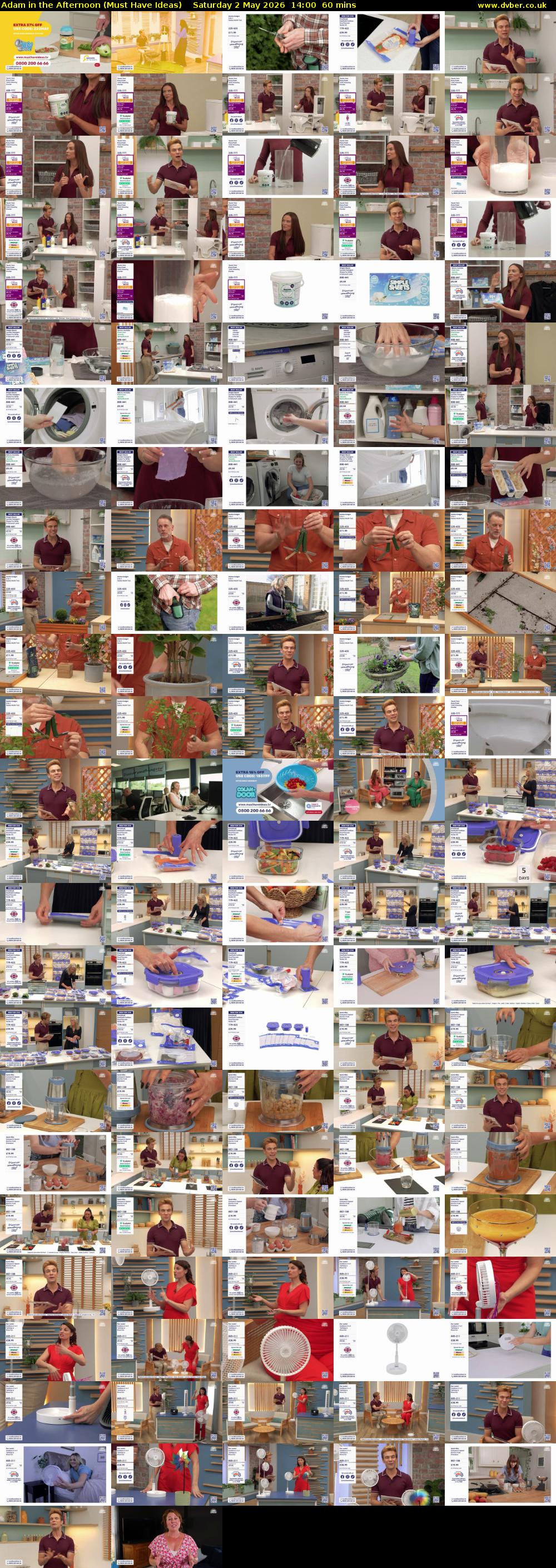 Adam in the Afternoon (Must Have Ideas) Saturday 2 May 2026 14:00 - 15:00