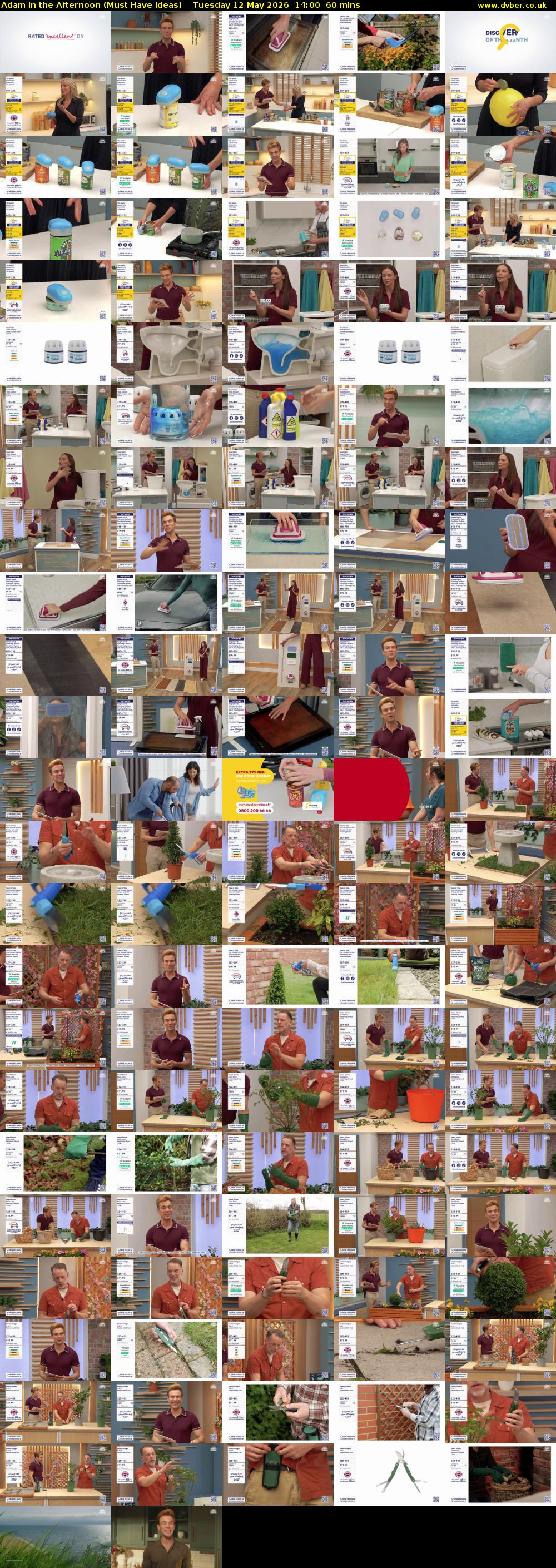 Adam in the Afternoon (Must Have Ideas) Tuesday 12 May 2026 14:00 - 15:00