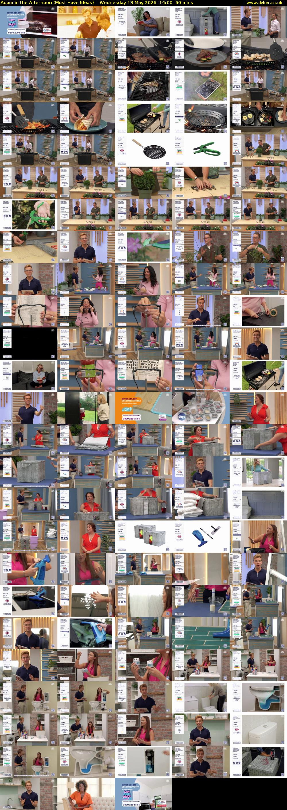 Adam in the Afternoon (Must Have Ideas) Wednesday 13 May 2026 14:00 - 15:00