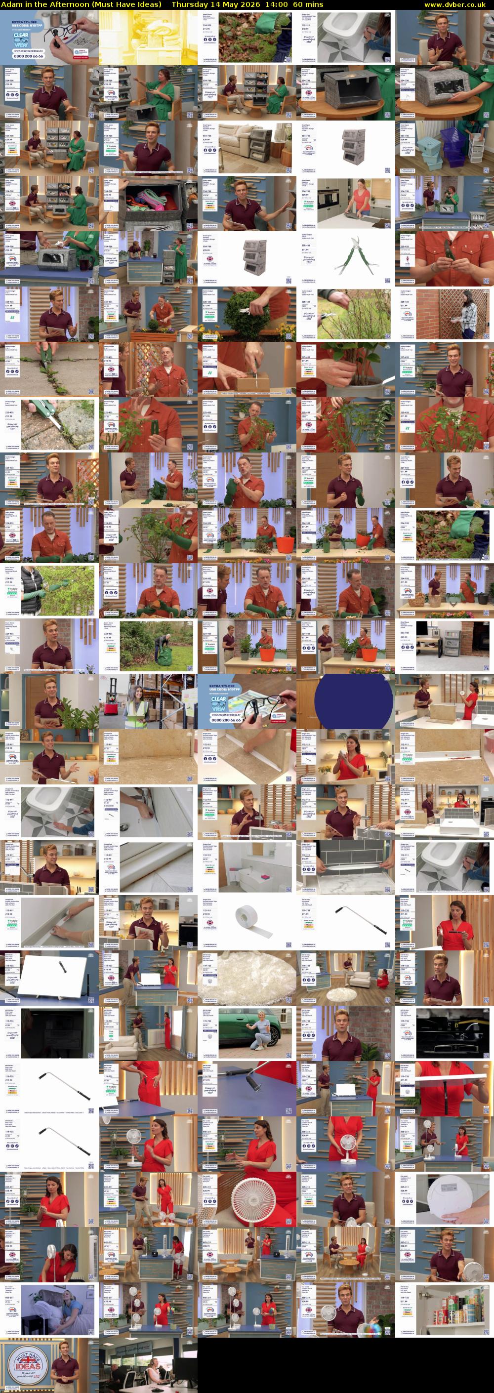 Adam in the Afternoon (Must Have Ideas) Thursday 14 May 2026 14:00 - 15:00
