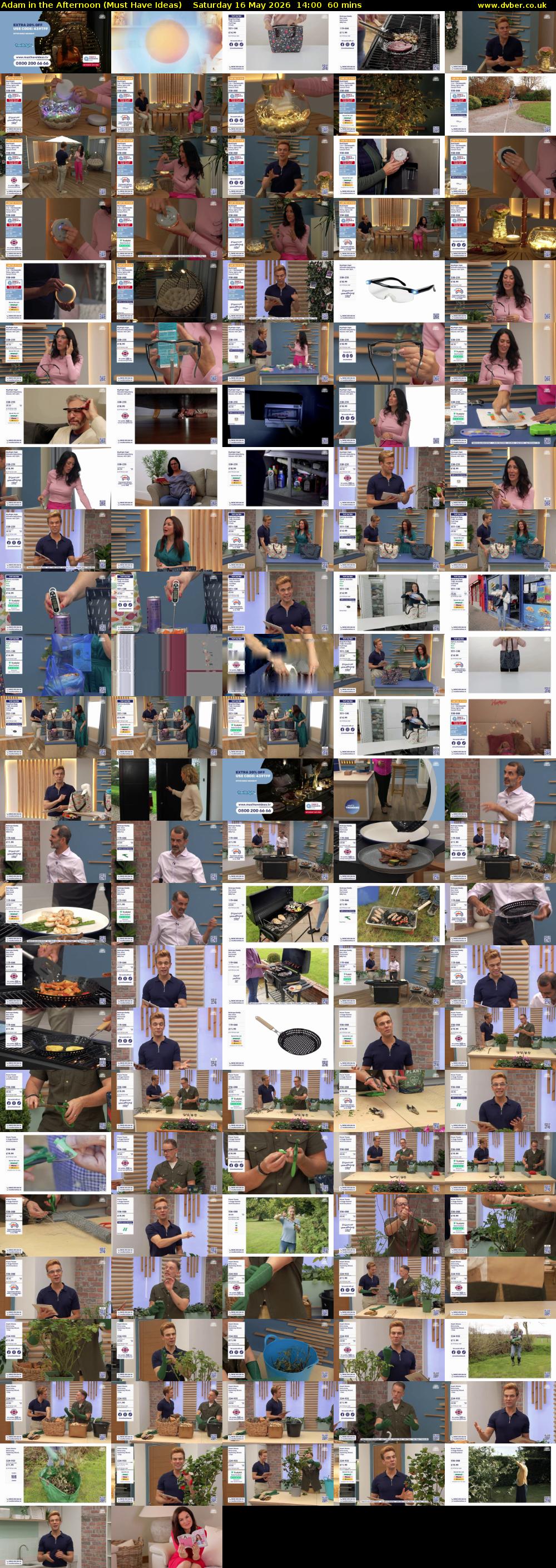 Adam in the Afternoon (Must Have Ideas) Saturday 16 May 2026 14:00 - 15:00