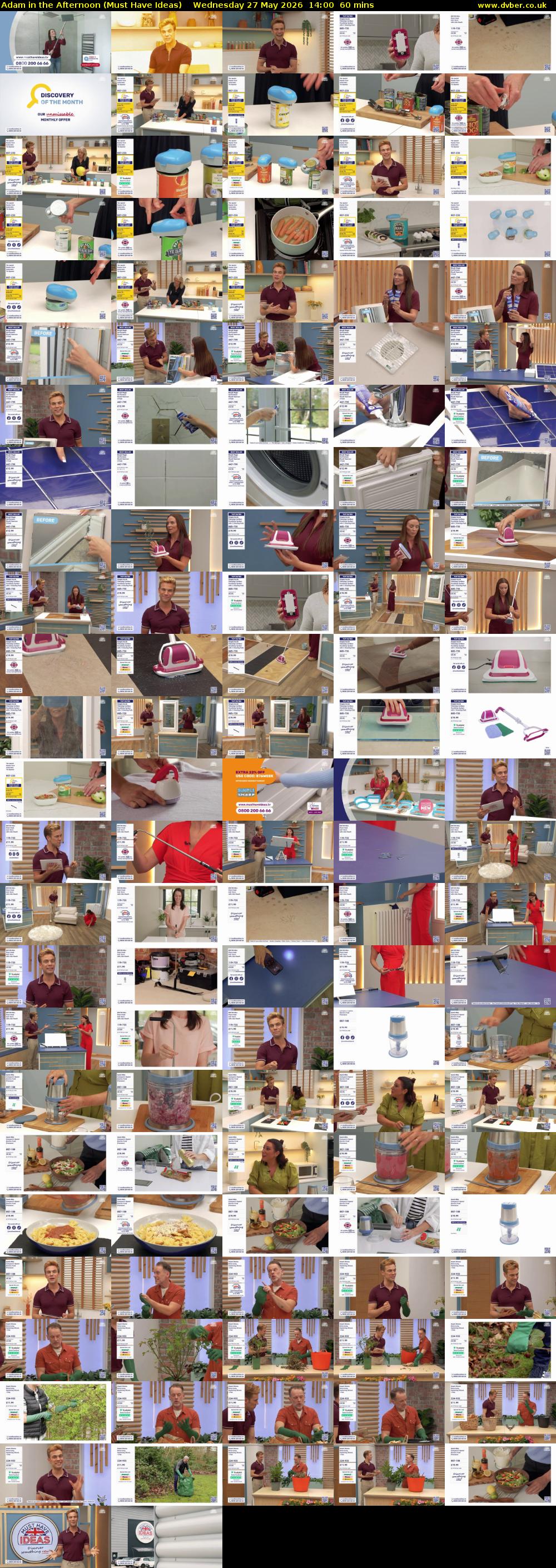 Adam in the Afternoon (Must Have Ideas) Wednesday 27 May 2026 14:00 - 15:00