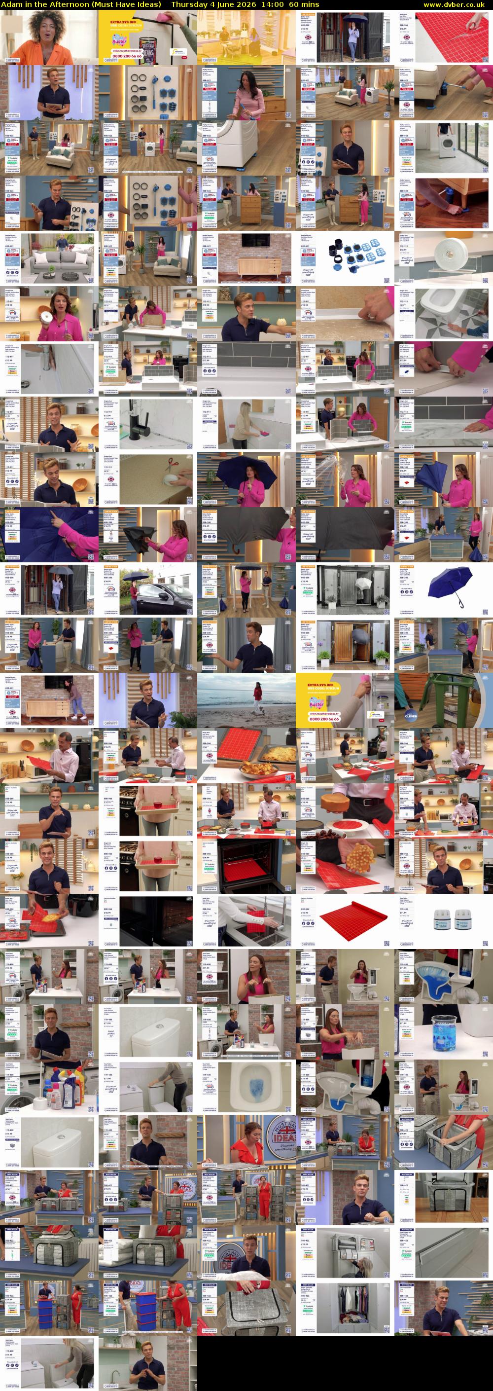 Adam in the Afternoon (Must Have Ideas) Thursday 4 June 2026 14:00 - 15:00