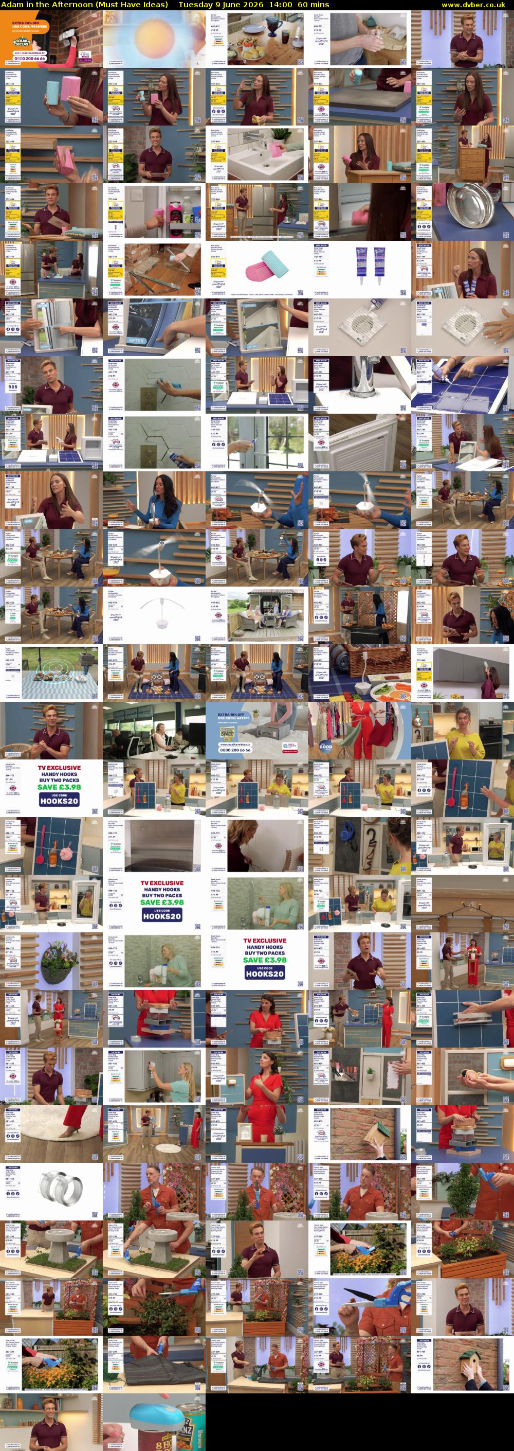 Adam in the Afternoon (Must Have Ideas) Tuesday 9 June 2026 14:00 - 15:00