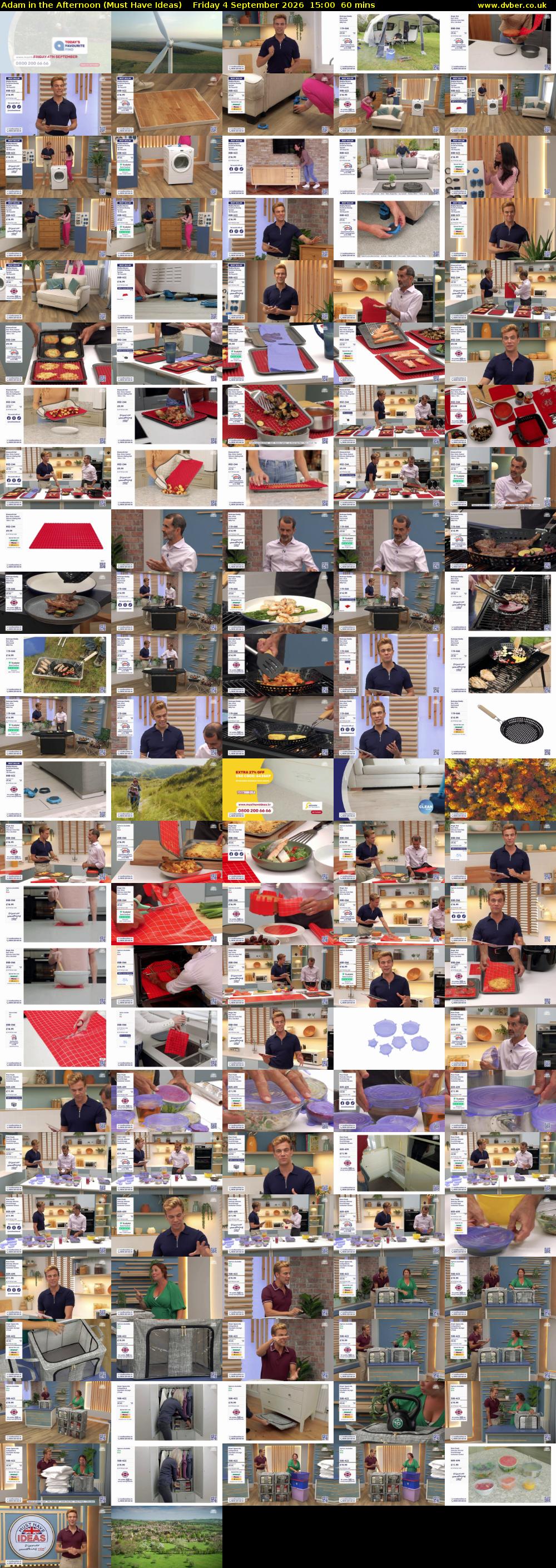 Adam in the Afternoon (Must Have Ideas) Friday 4 September 2026 15:00 - 16:00