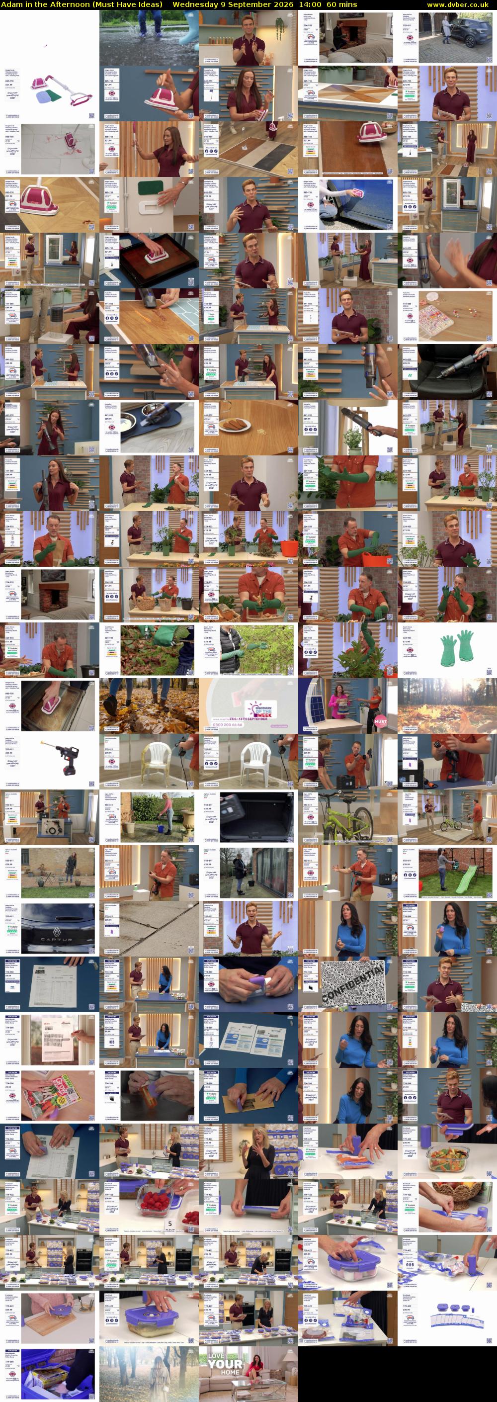 Adam in the Afternoon (Must Have Ideas) Wednesday 9 September 2026 14:00 - 15:00