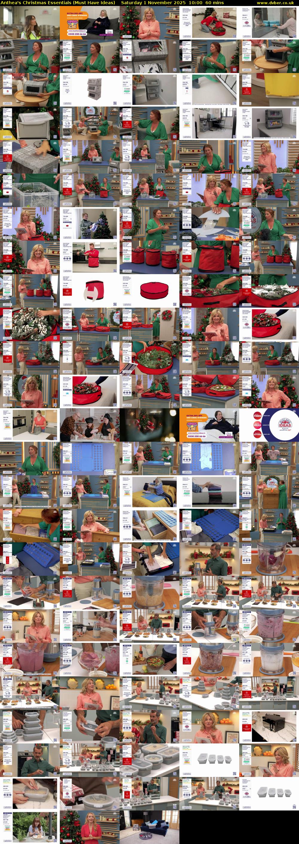 Anthea's Christmas Essentials (Must Have Ideas) Saturday 1 November 2025 10:00 - 11:00