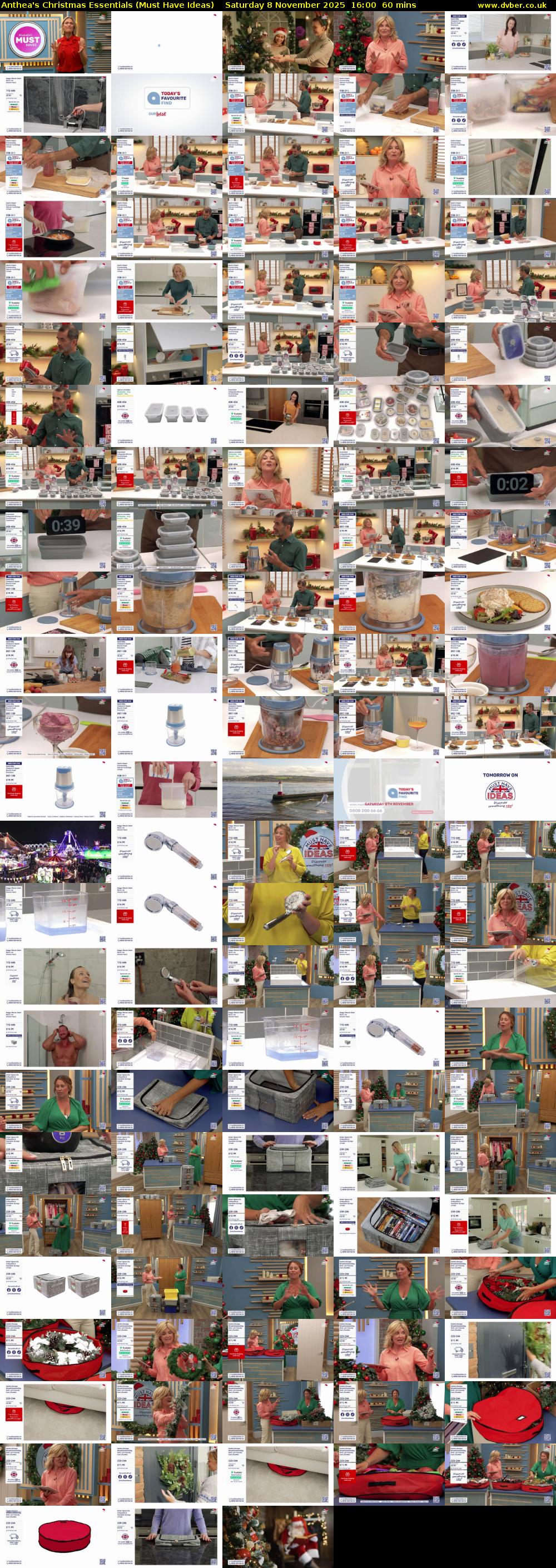 Anthea's Christmas Essentials (Must Have Ideas) Saturday 8 November 2025 16:00 - 17:00