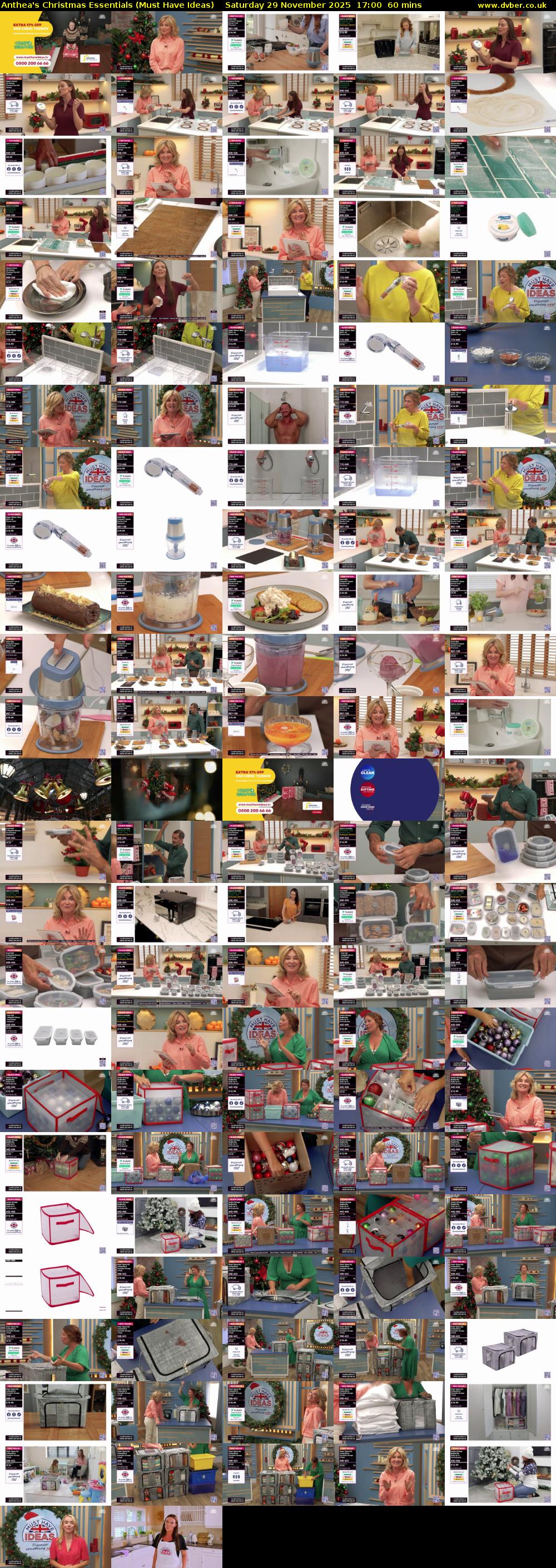 Anthea's Christmas Essentials (Must Have Ideas) Saturday 29 November 2025 17:00 - 18:00