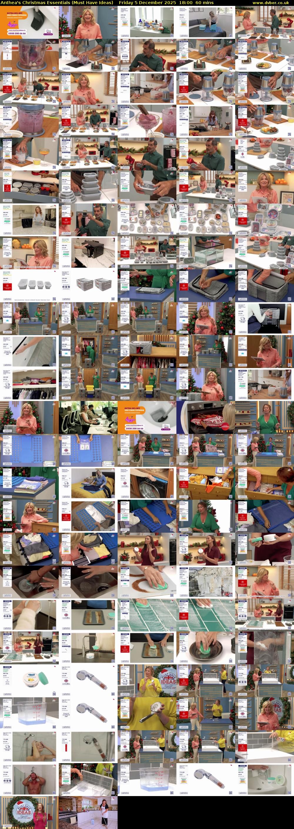 Anthea's Christmas Essentials (Must Have Ideas) Friday 5 December 2025 18:00 - 19:00