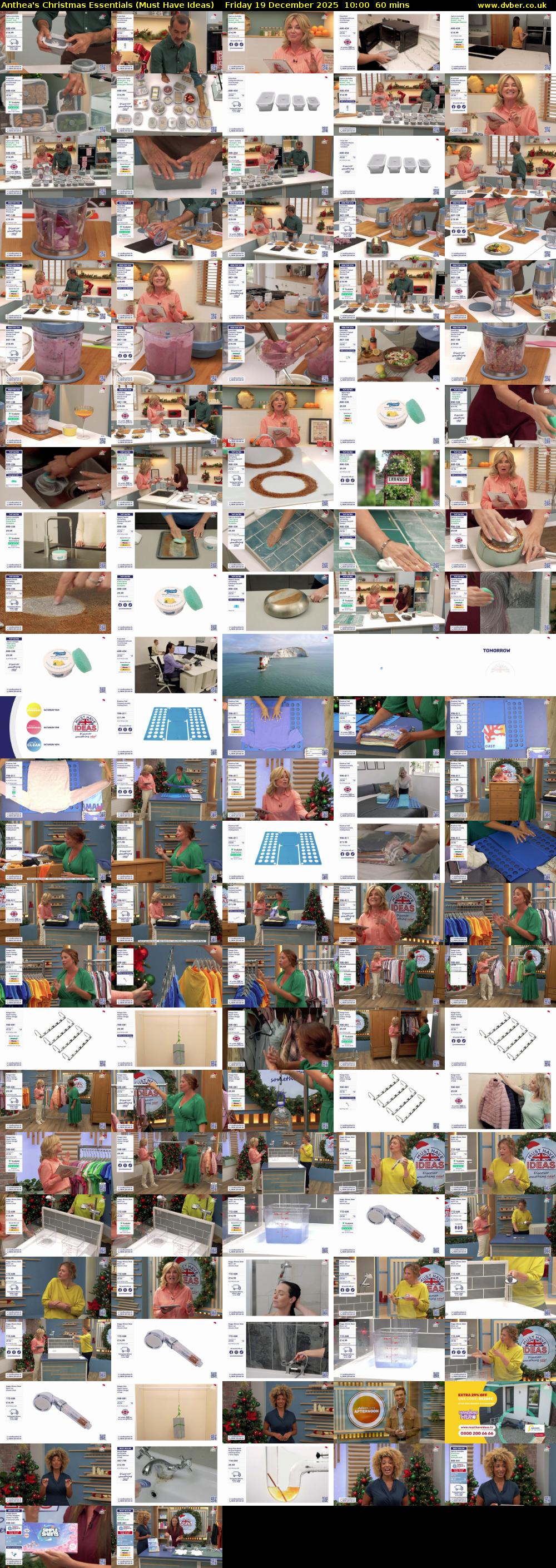 Anthea's Christmas Essentials (Must Have Ideas) Friday 19 December 2025 10:00 - 11:00