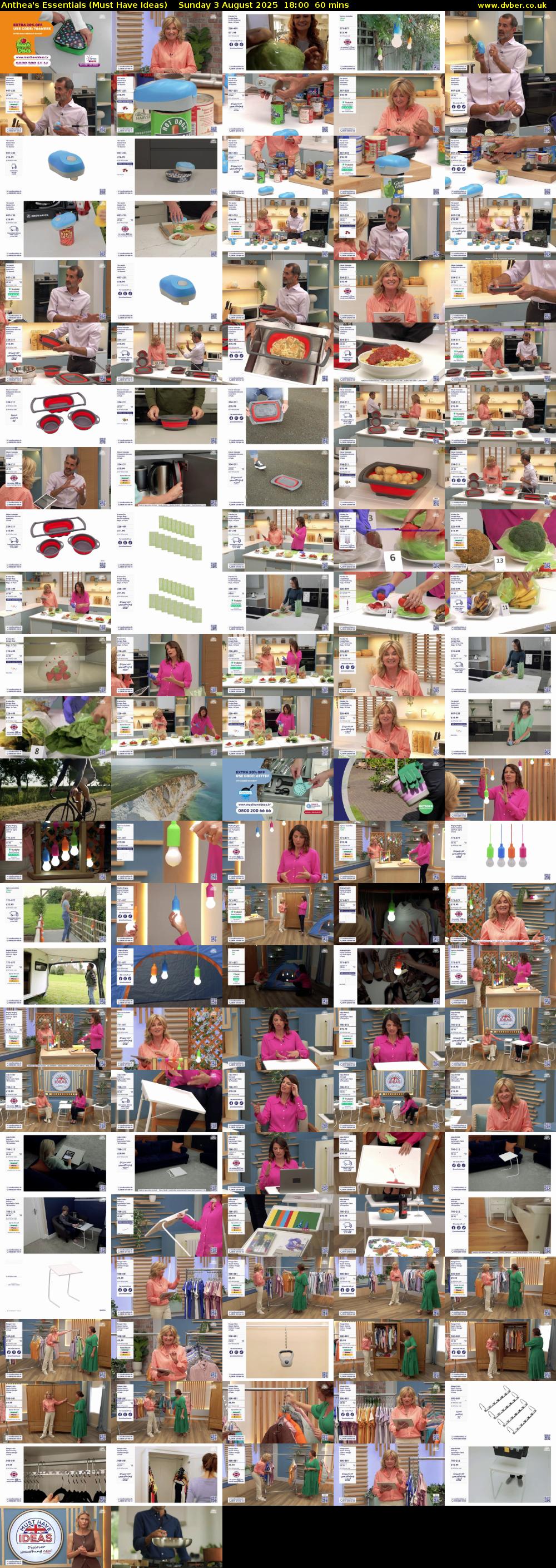 Anthea's Essentials (Must Have Ideas) Sunday 3 August 2025 18:00 - 19:00