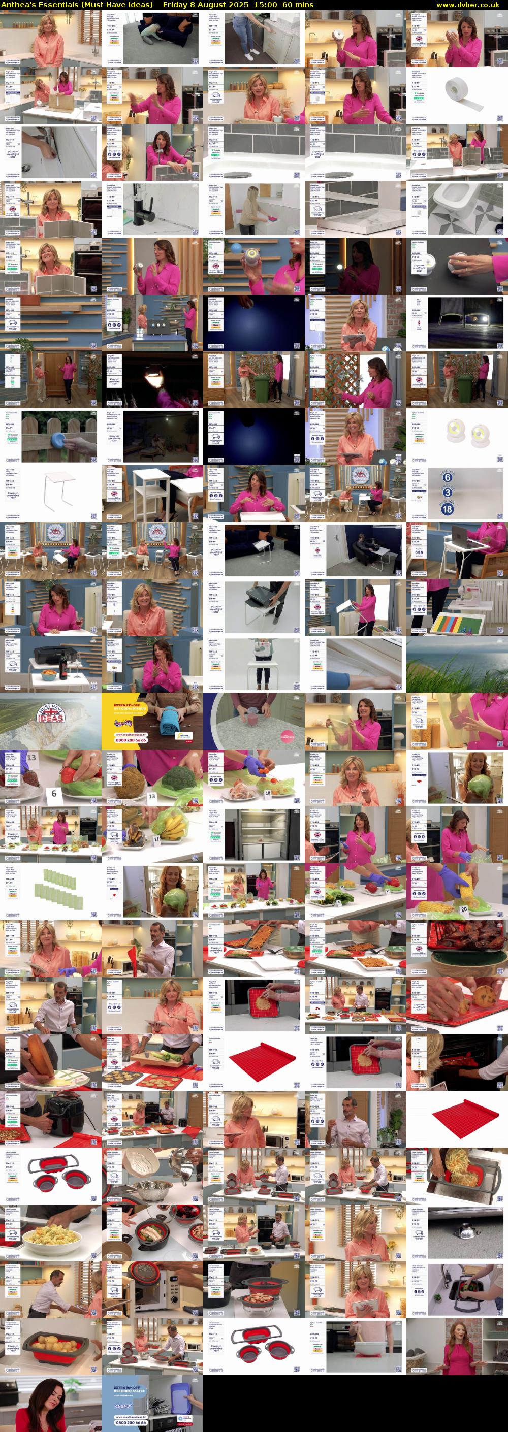 Anthea's Essentials (Must Have Ideas) Friday 8 August 2025 15:00 - 16:00