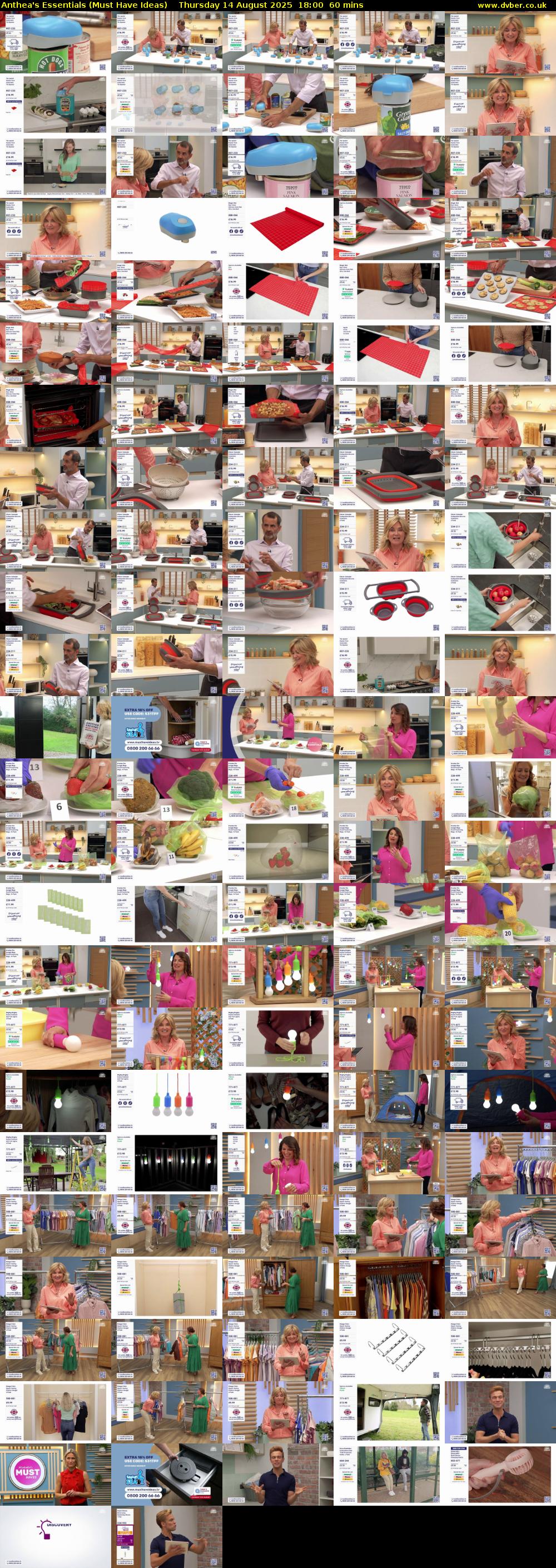 Anthea's Essentials (Must Have Ideas) Thursday 14 August 2025 18:00 - 19:00