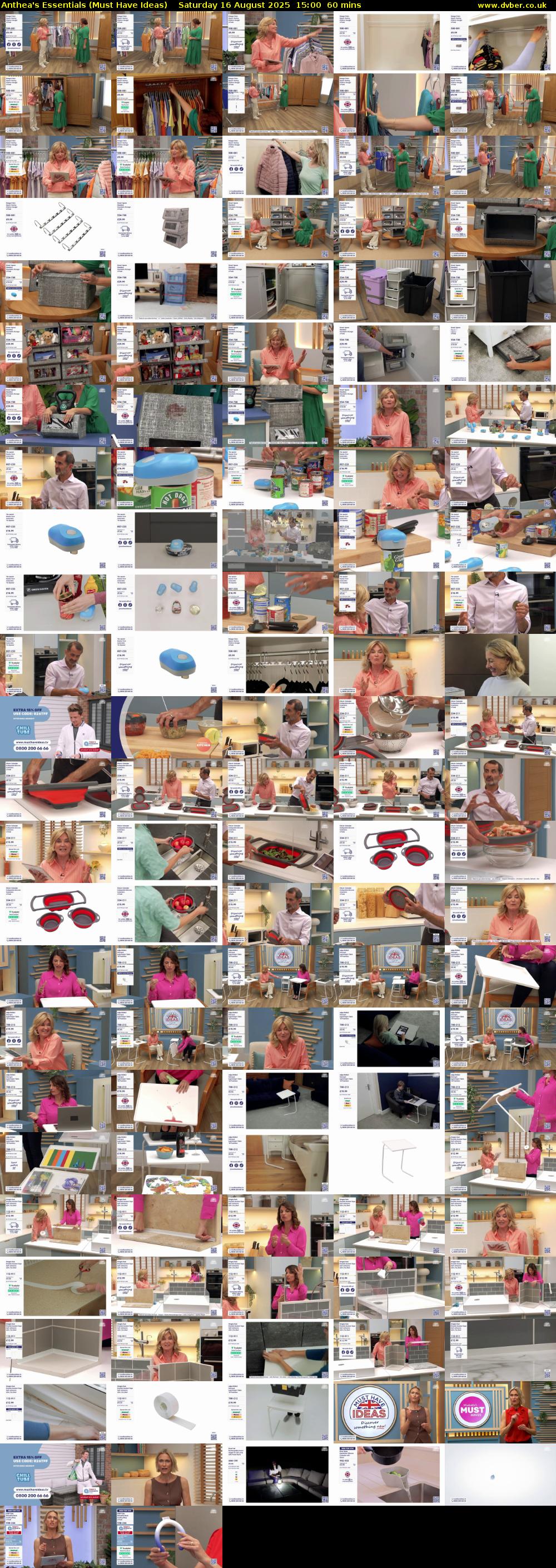 Anthea's Essentials (Must Have Ideas) Saturday 16 August 2025 15:00 - 16:00