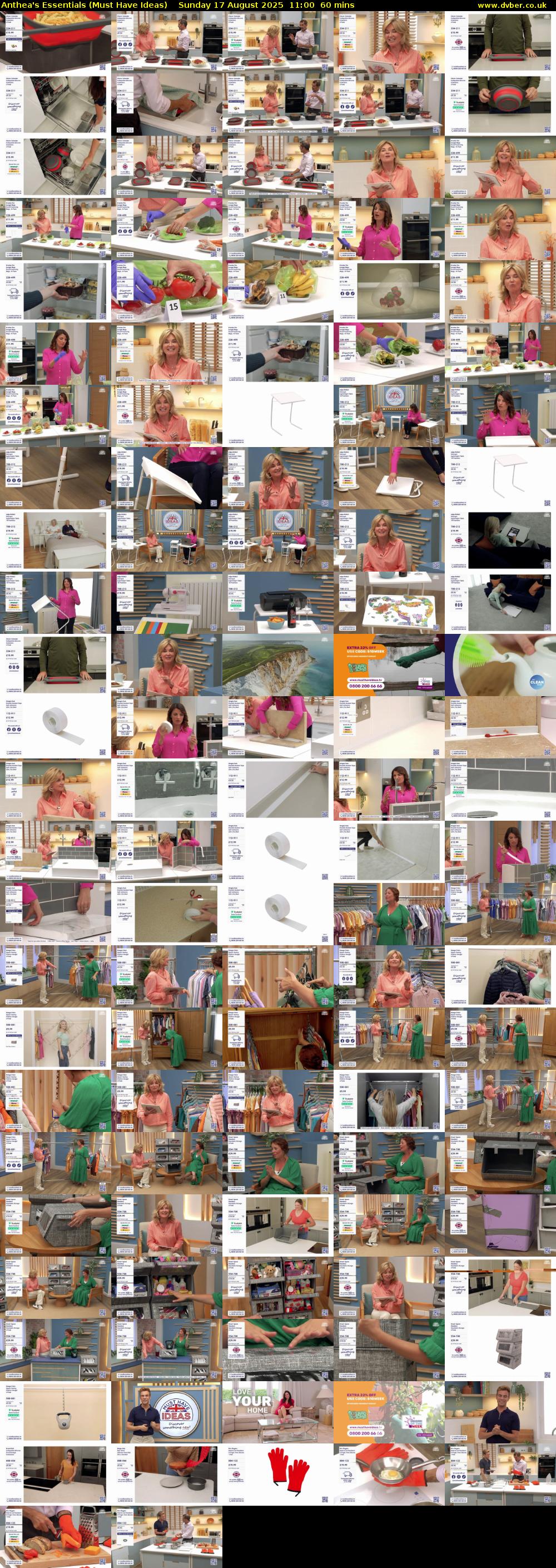 Anthea's Essentials (Must Have Ideas) Sunday 17 August 2025 11:00 - 12:00