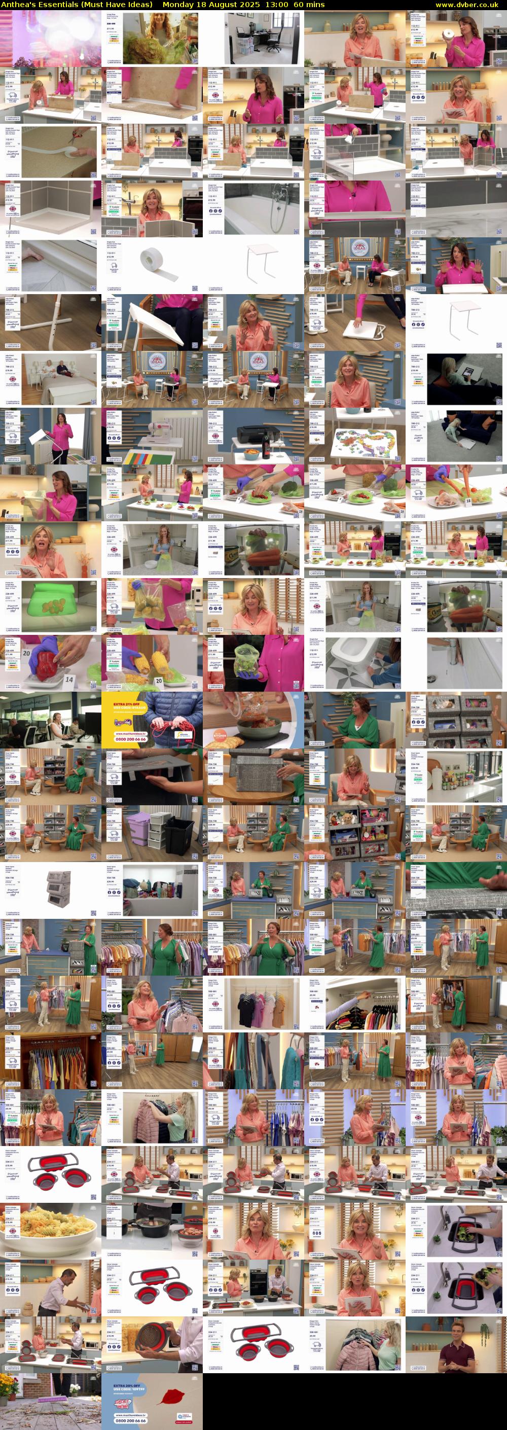 Anthea's Essentials (Must Have Ideas) Monday 18 August 2025 13:00 - 14:00