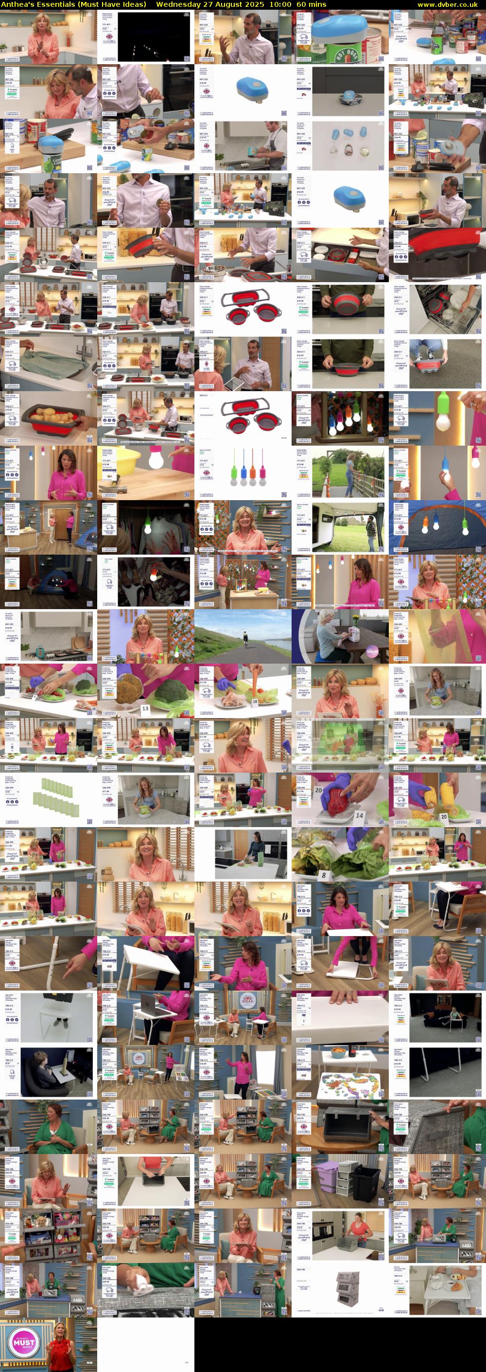 Anthea's Essentials (Must Have Ideas) Wednesday 27 August 2025 10:00 - 11:00