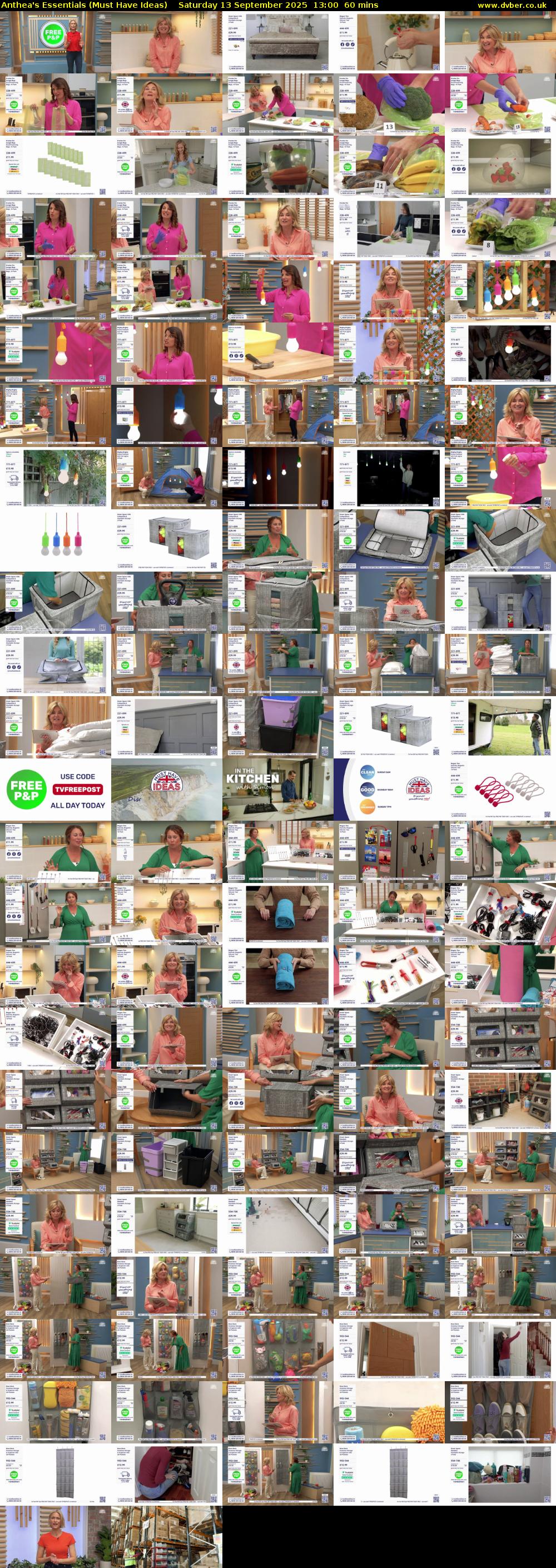 Anthea's Essentials (Must Have Ideas) Saturday 13 September 2025 13:00 - 14:00