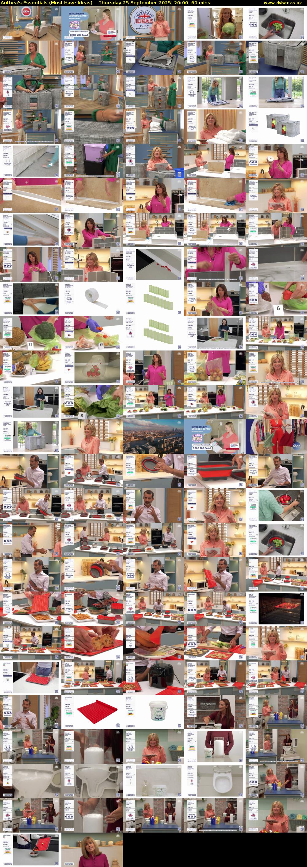 Anthea's Essentials (Must Have Ideas) Thursday 25 September 2025 20:00 - 21:00