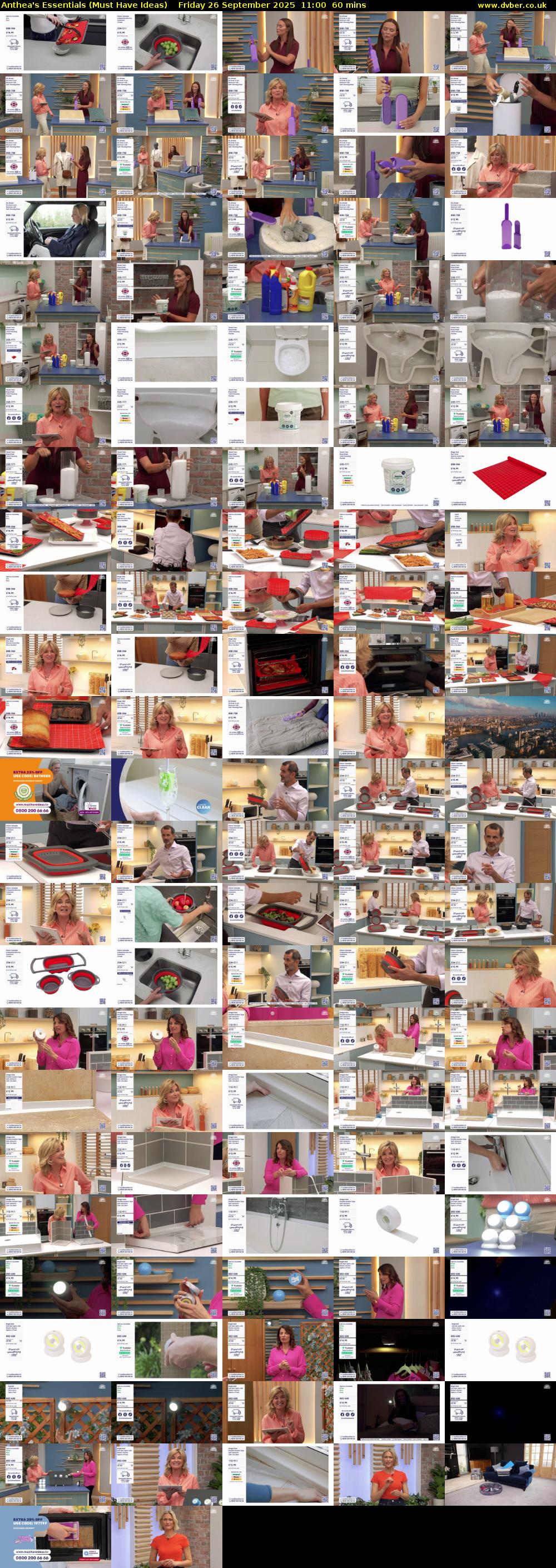 Anthea's Essentials (Must Have Ideas) Friday 26 September 2025 11:00 - 12:00