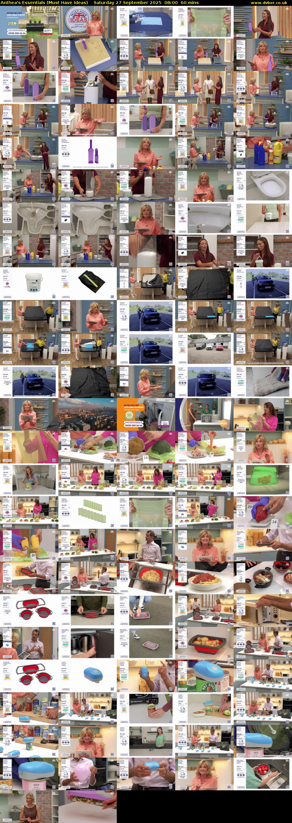 Anthea's Essentials (Must Have Ideas) Saturday 27 September 2025 08:00 - 09:00