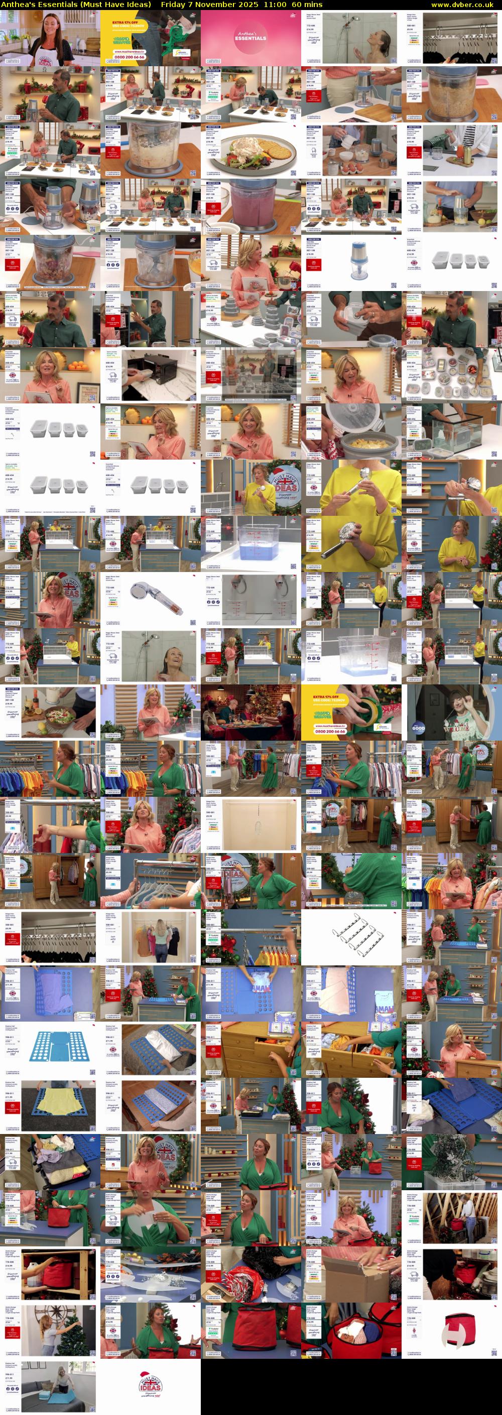 Anthea's Essentials (Must Have Ideas) Friday 7 November 2025 11:00 - 12:00