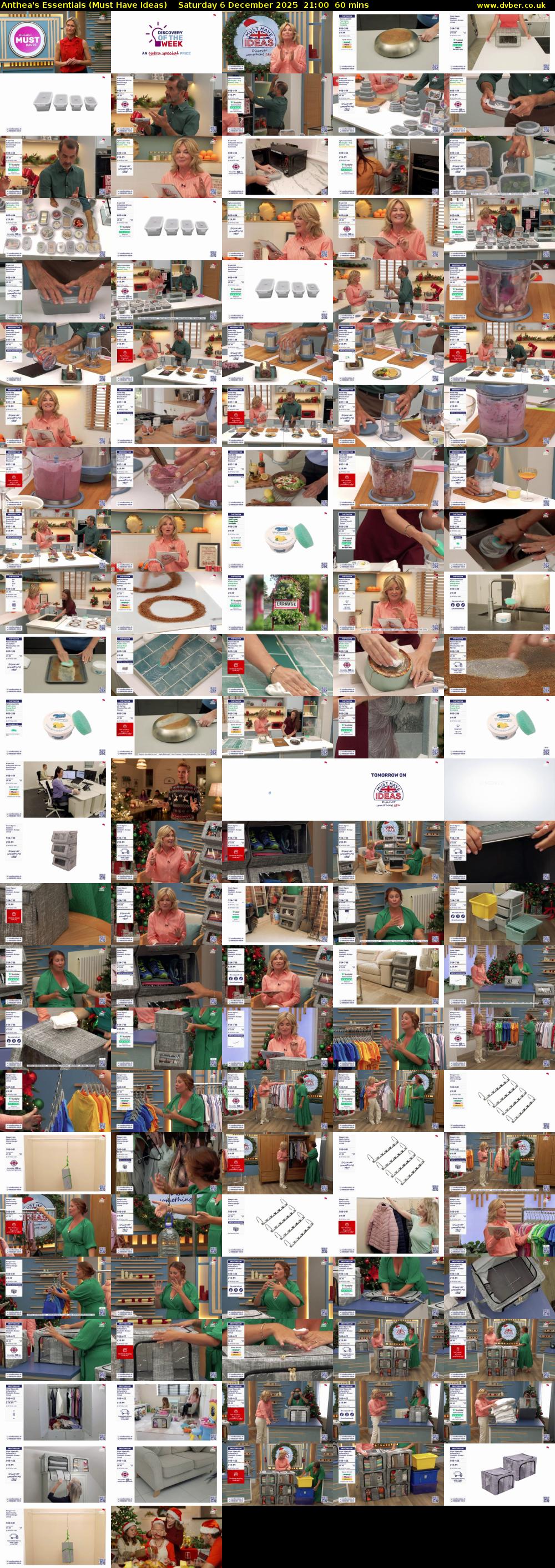 Anthea's Essentials (Must Have Ideas) Saturday 6 December 2025 21:00 - 22:00