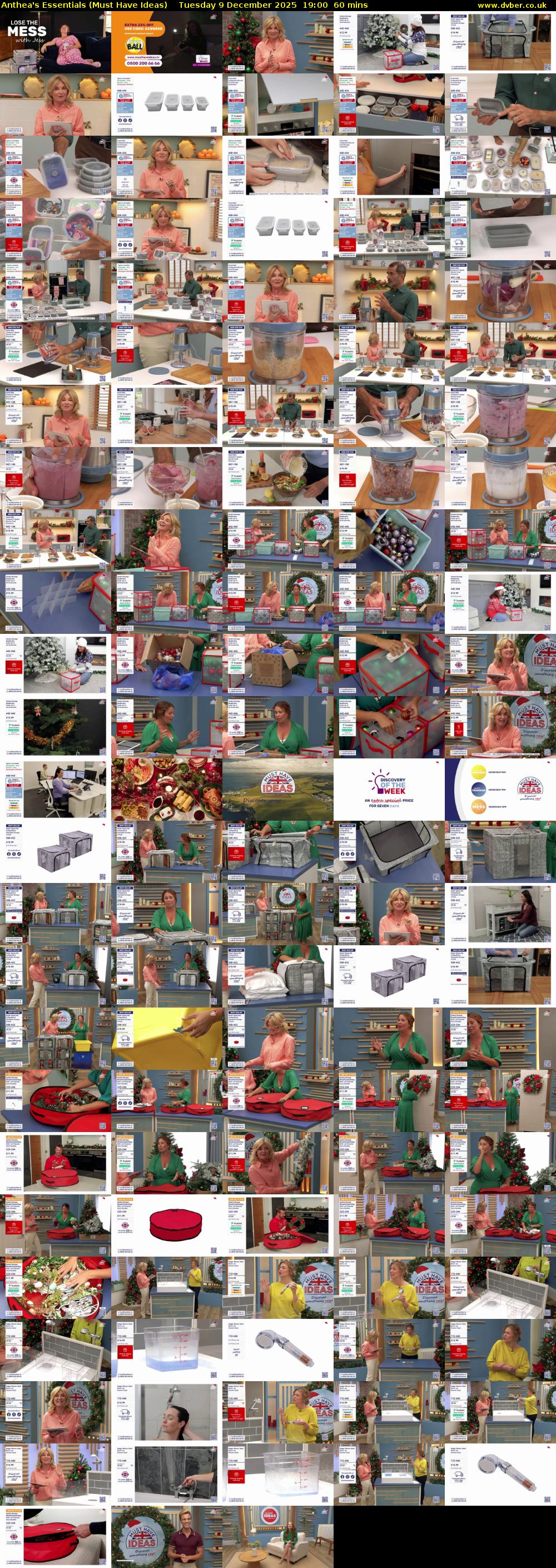 Anthea's Essentials (Must Have Ideas) Tuesday 9 December 2025 19:00 - 20:00