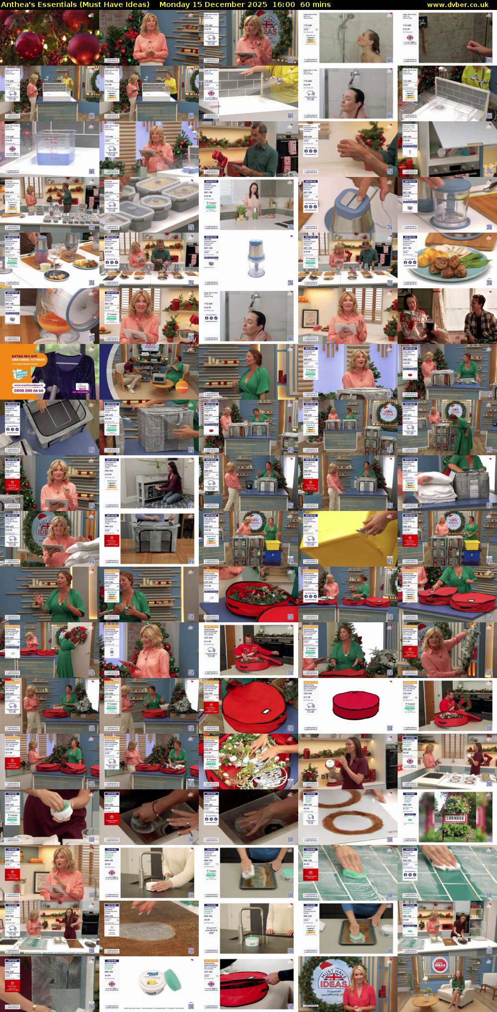 Anthea's Essentials (Must Have Ideas) Monday 15 December 2025 16:00 - 17:00