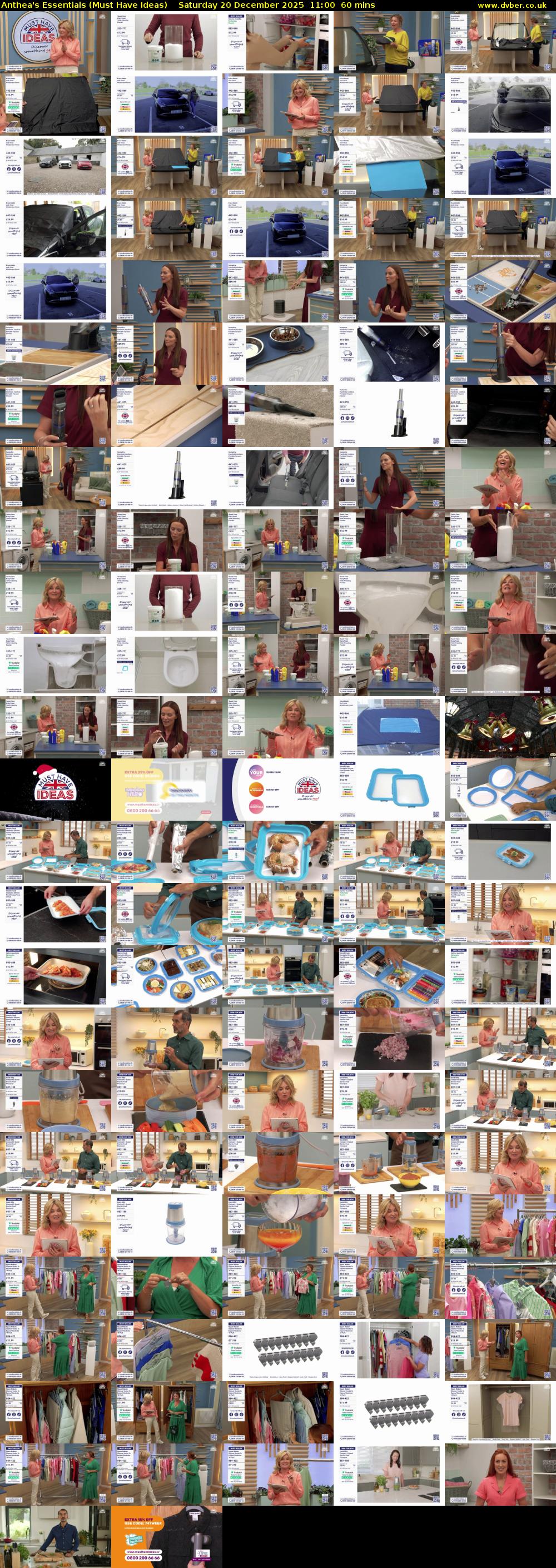 Anthea's Essentials (Must Have Ideas) Saturday 20 December 2025 11:00 - 12:00