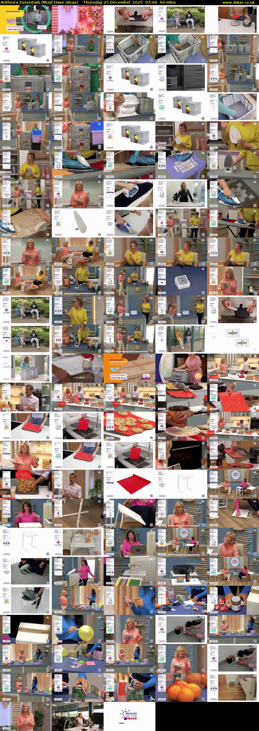 Anthea's Essentials (Must Have Ideas) Thursday 25 December 2025 07:00 - 08:00