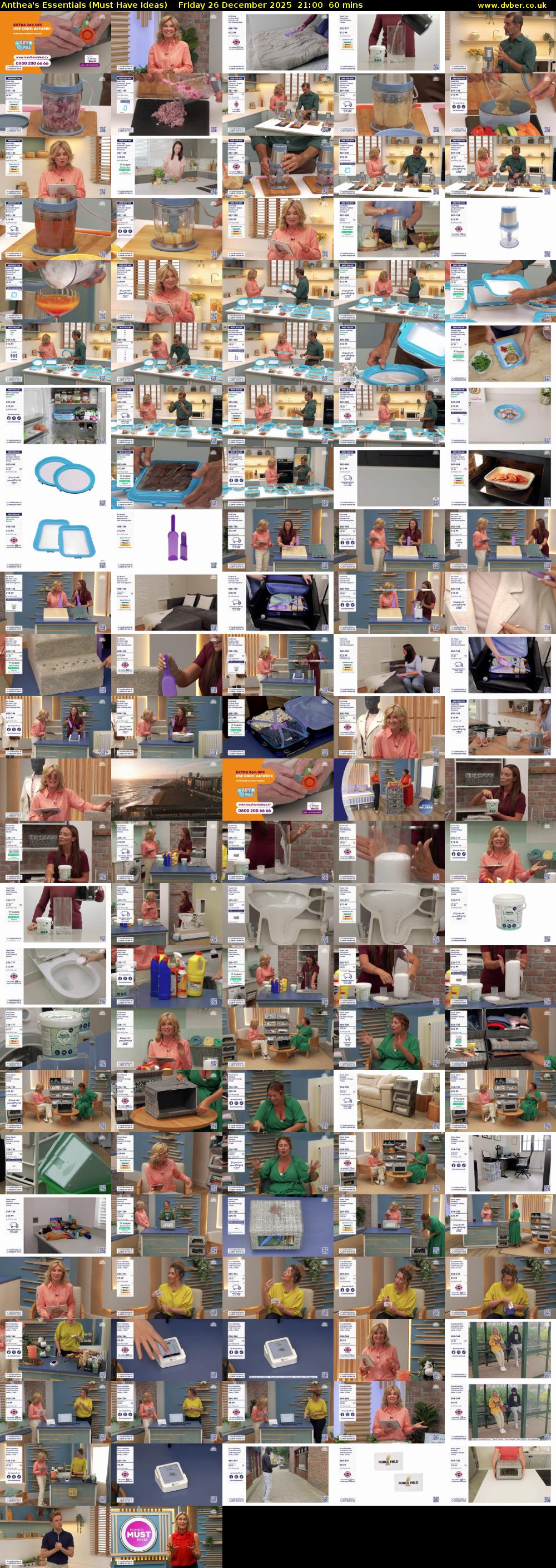 Anthea's Essentials (Must Have Ideas) Friday 26 December 2025 21:00 - 22:00