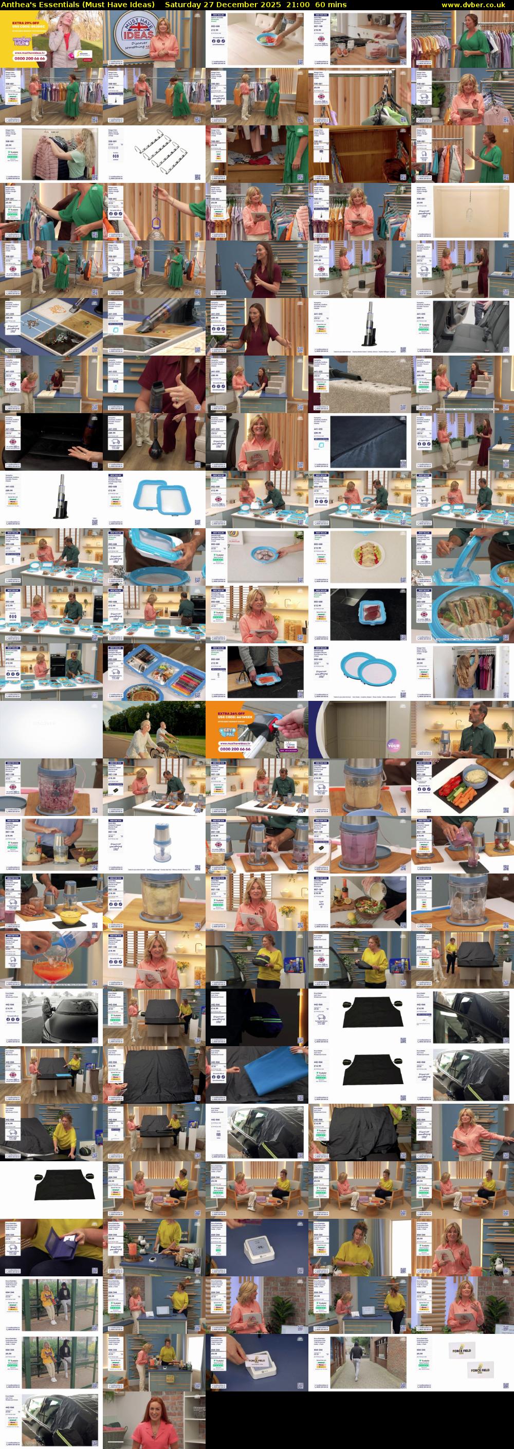 Anthea's Essentials (Must Have Ideas) Saturday 27 December 2025 21:00 - 22:00