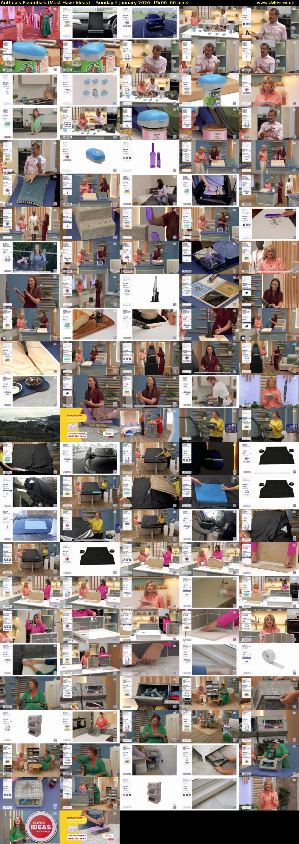 Anthea's Essentials (Must Have Ideas) Sunday 4 January 2026 15:00 - 16:00