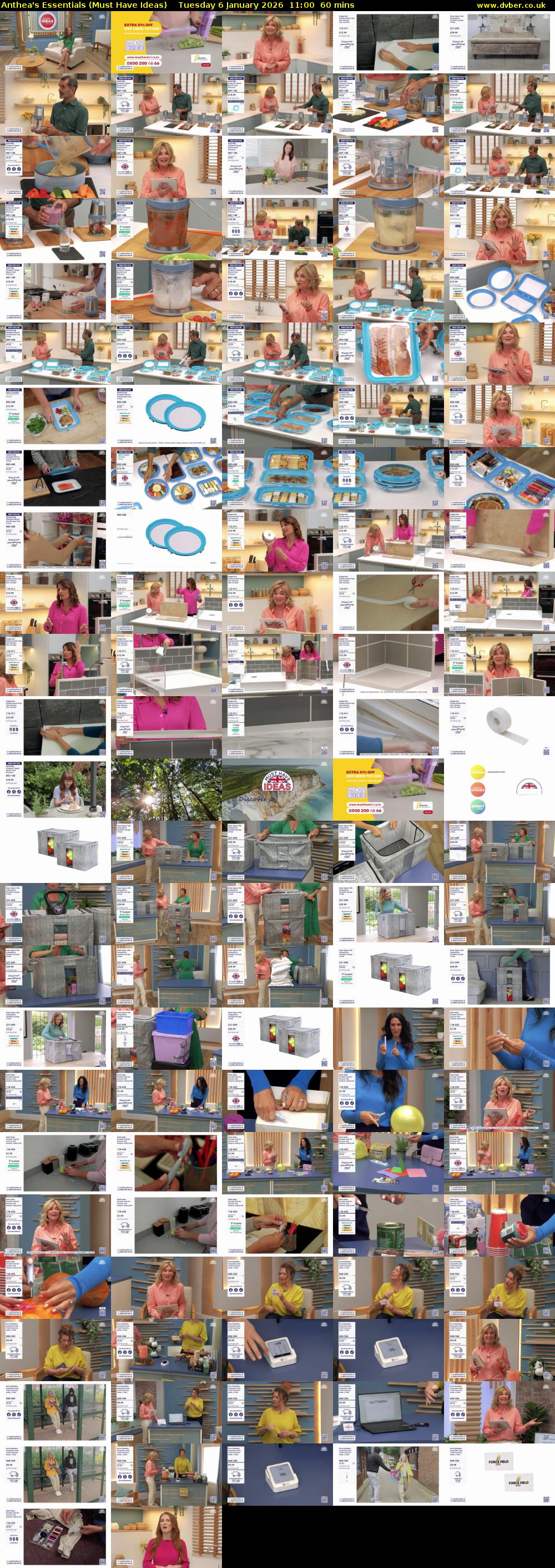 Anthea's Essentials (Must Have Ideas) Tuesday 6 January 2026 11:00 - 12:00