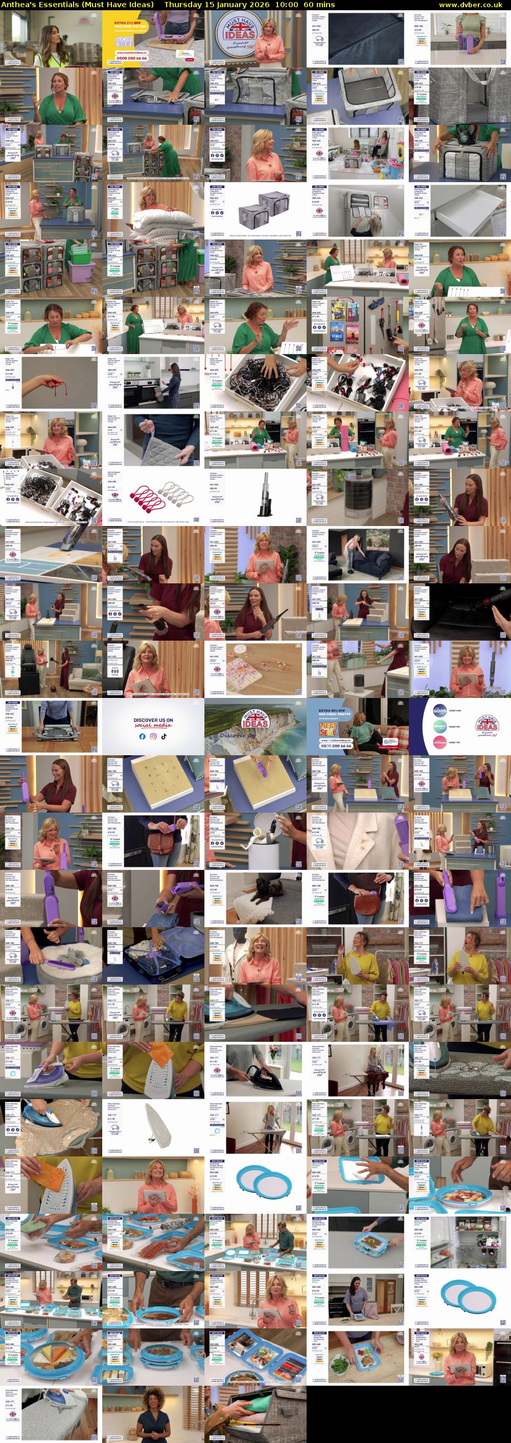 Anthea's Essentials (Must Have Ideas) Thursday 15 January 2026 10:00 - 11:00