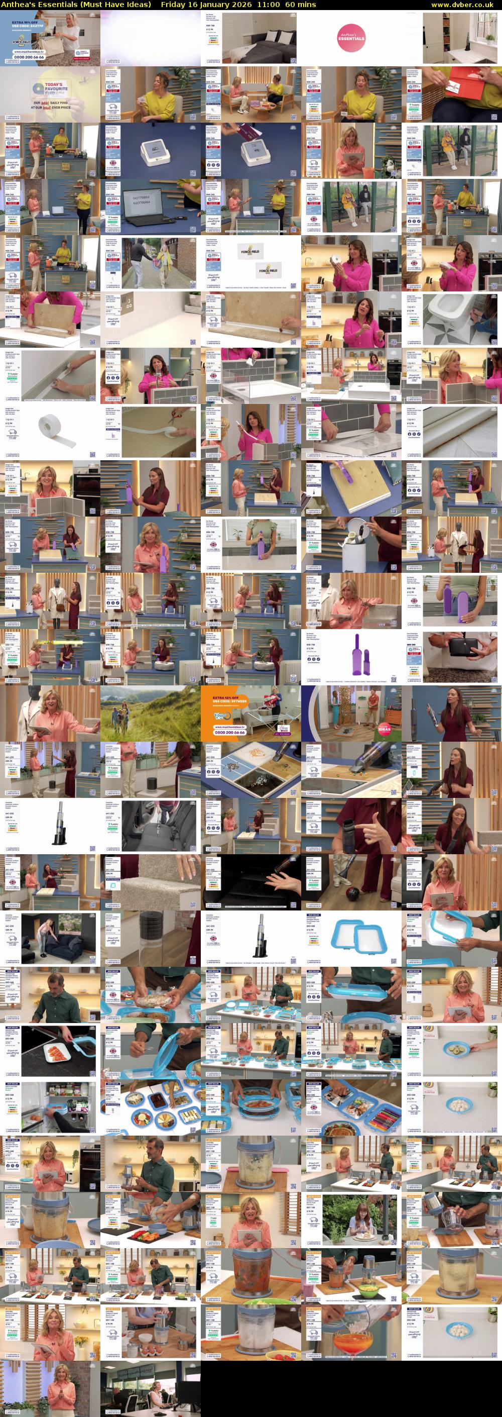 Anthea's Essentials (Must Have Ideas) Friday 16 January 2026 11:00 - 12:00