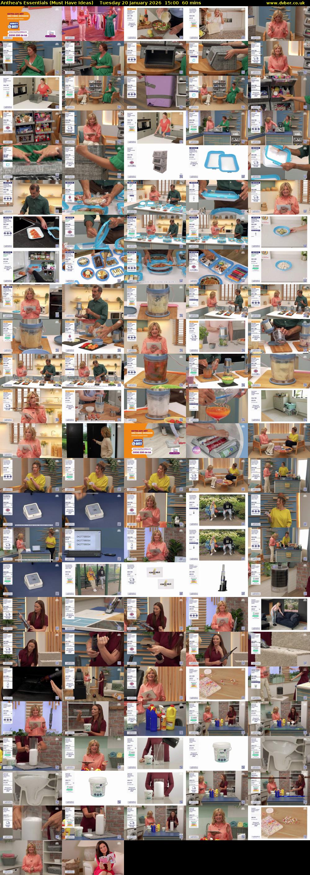 Anthea's Essentials (Must Have Ideas) Tuesday 20 January 2026 15:00 - 16:00