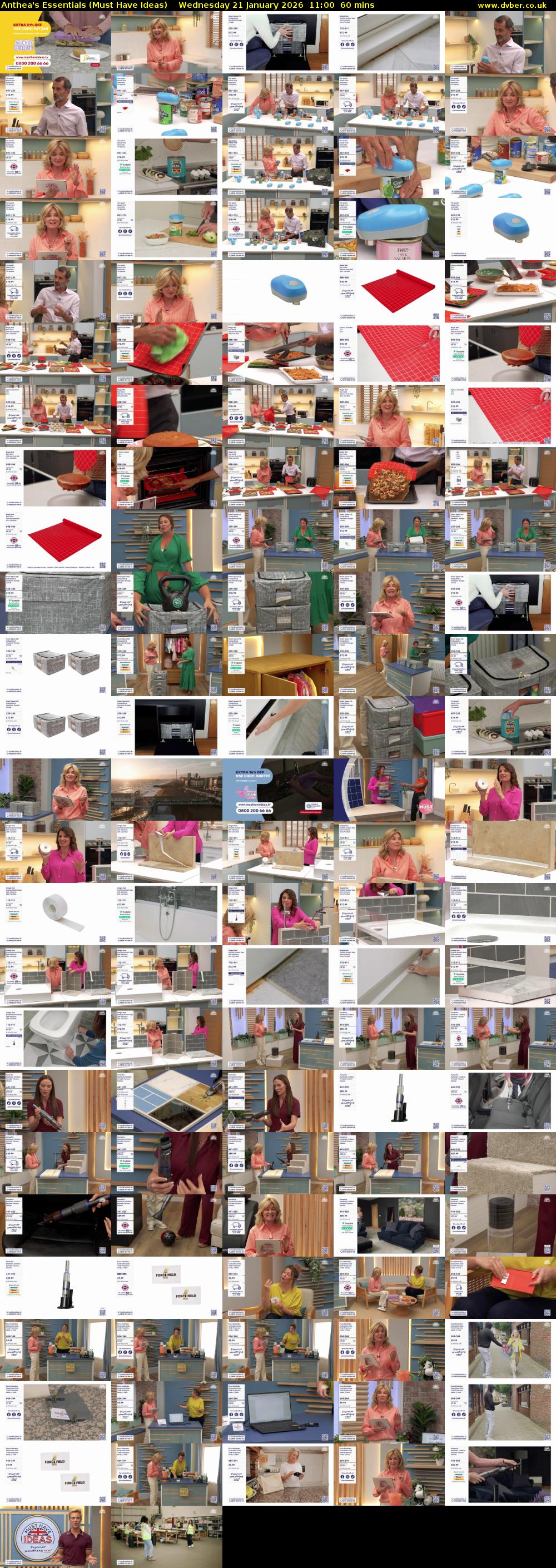 Anthea's Essentials (Must Have Ideas) Wednesday 21 January 2026 11:00 - 12:00