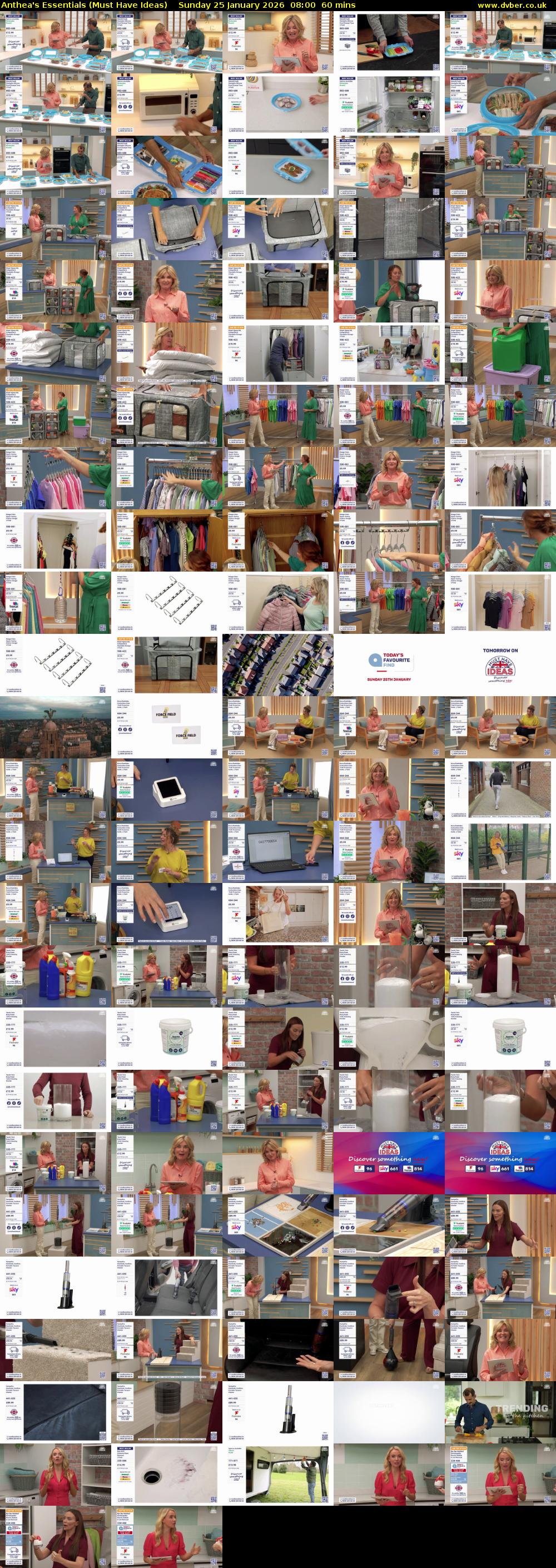 Anthea's Essentials (Must Have Ideas) Sunday 25 January 2026 08:00 - 09:00