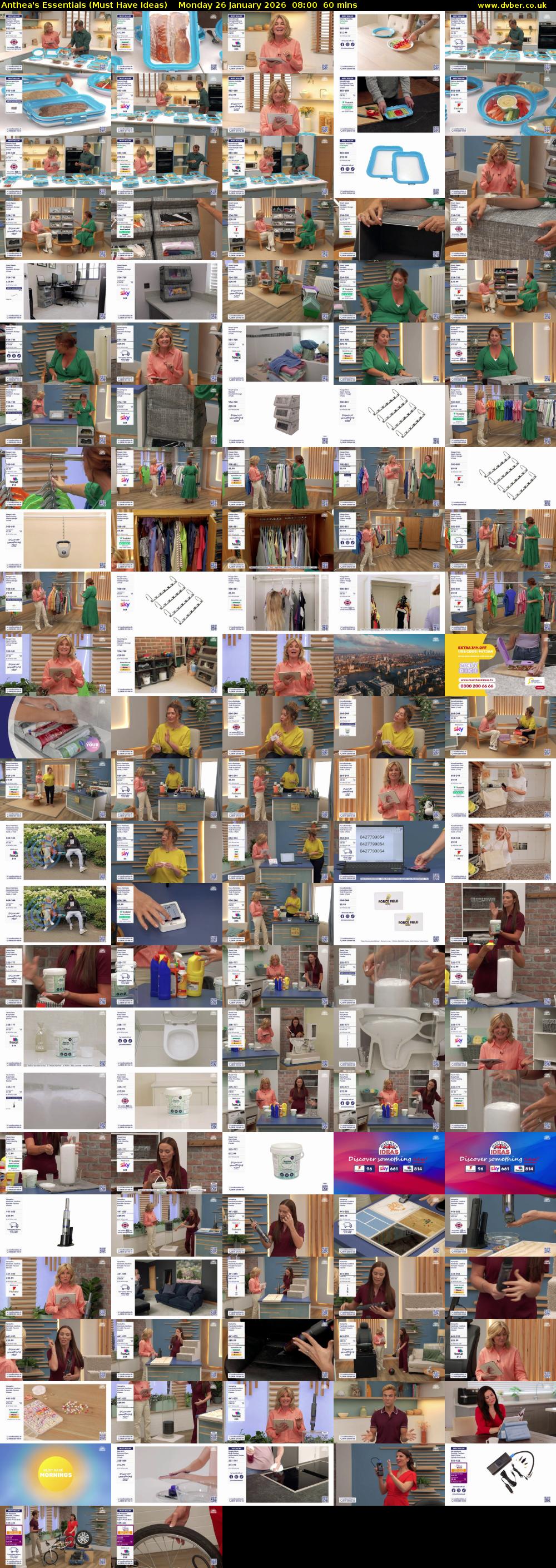 Anthea's Essentials (Must Have Ideas) Monday 26 January 2026 08:00 - 09:00