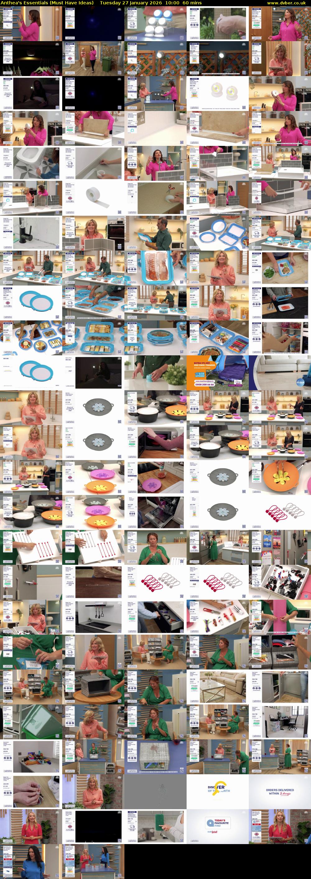 Anthea's Essentials (Must Have Ideas) Tuesday 27 January 2026 10:00 - 11:00