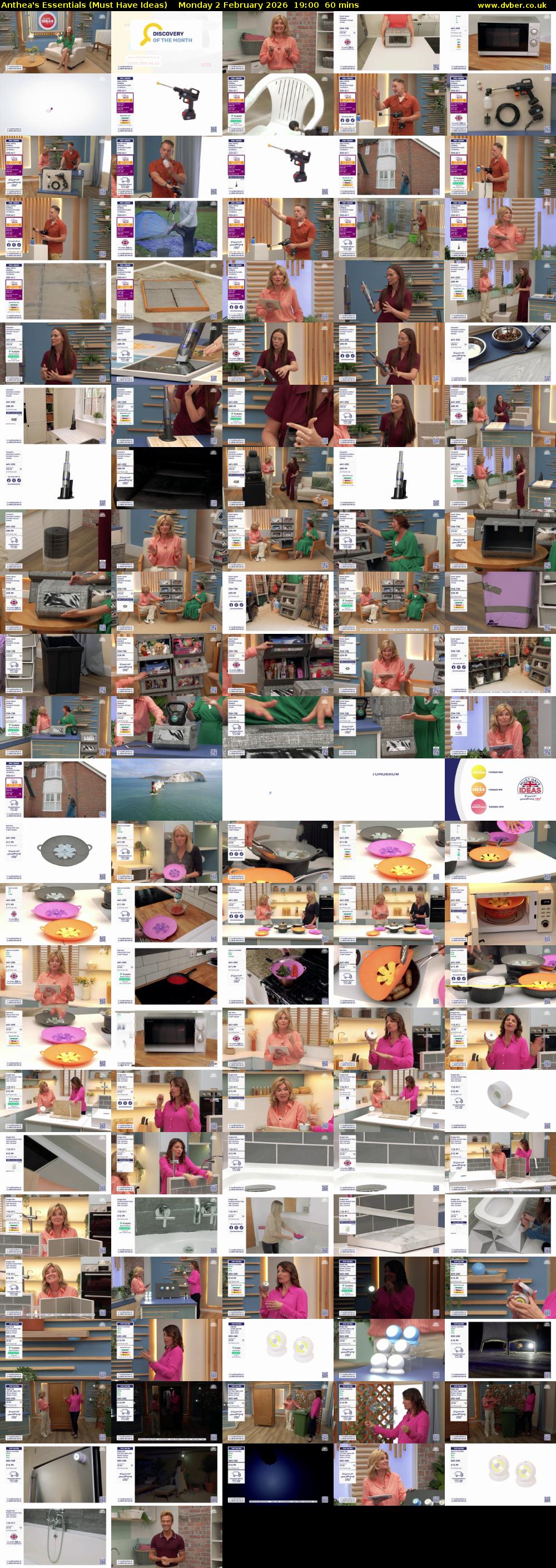 Anthea's Essentials (Must Have Ideas) Monday 2 February 2026 19:00 - 20:00