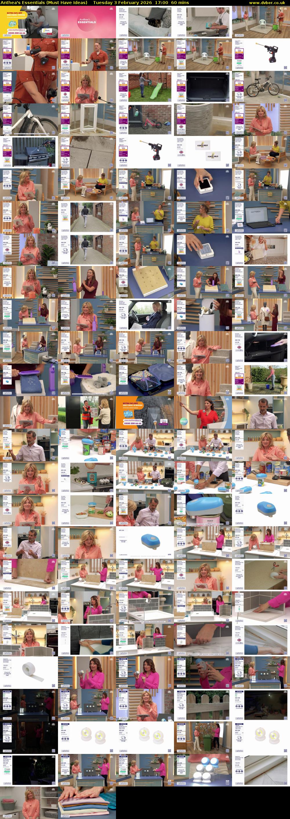 Anthea's Essentials (Must Have Ideas) Tuesday 3 February 2026 17:00 - 18:00